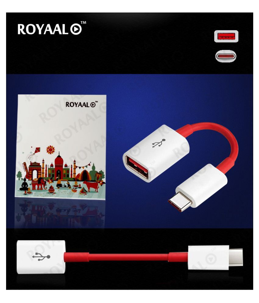     			ROYAAL TYPE C OTG CABLE ,  Type C USB 3.1 to USB 3.0 OTG Adapter Cable For OnePlus