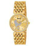 Redux GW-210 Golden Dial Analogue Watch for Women's & Girl's