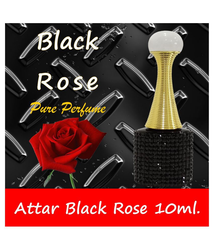     			INDRA SUGANDH BHANDAR - Black Rose Pure & Natural Kala Gulab Long Lasting Fragrance Attar For Men & Women 10ml Pack Of 1