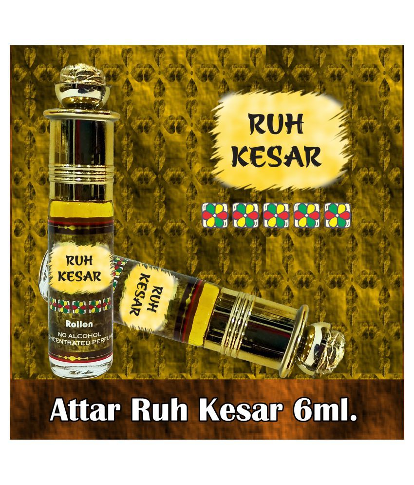     			INDRA SUGANDH BHANDAR Attar Ruh Kesar Zafran 6ml Rollon Pack