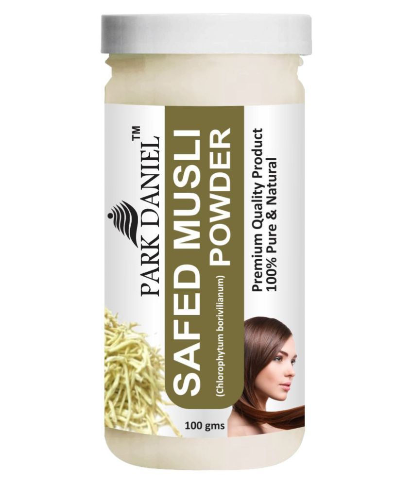     			Park Daniel  Premium Safed Musli Powder   - Natural  Hair Mask 100 g