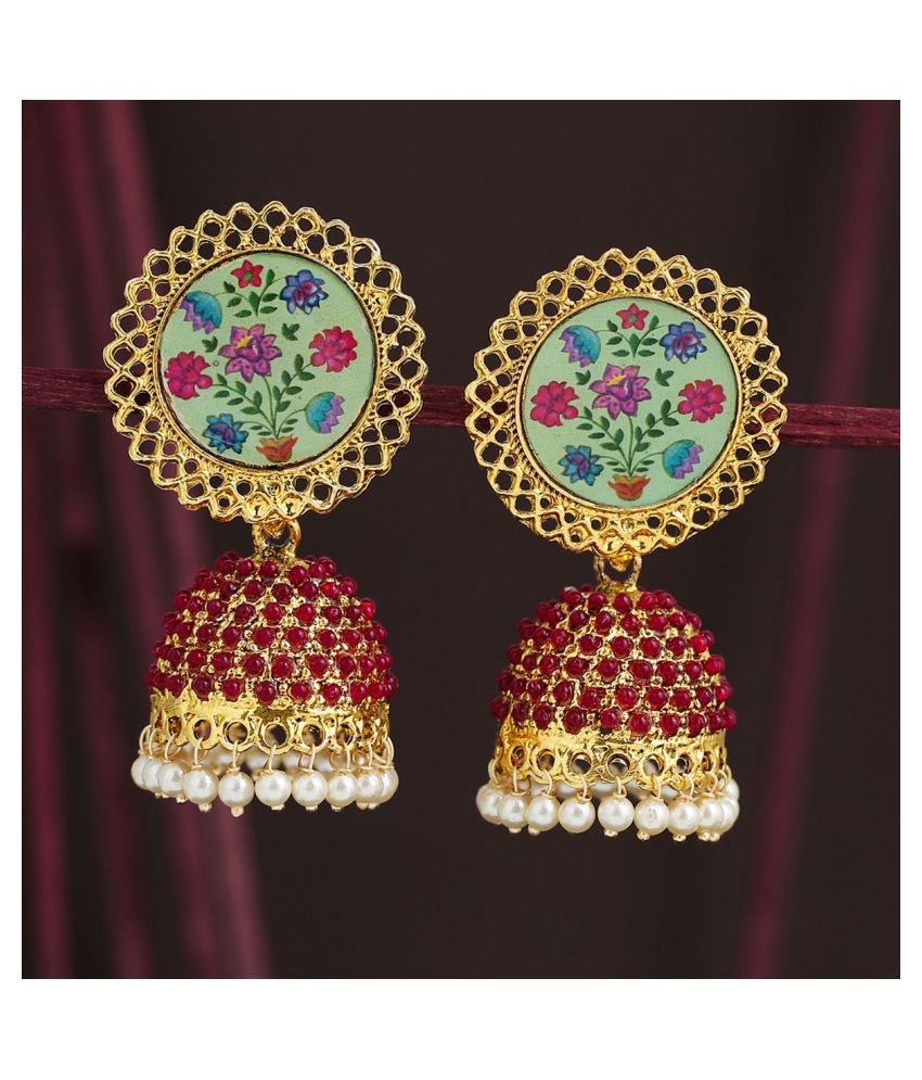     			Sukkhi Astonish Gold Plated Pearl Jhumki Earring for Women