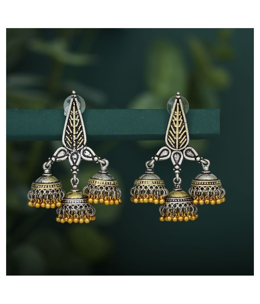     			Sukkhi Elegant Oxidised Jhumki Earring For Women