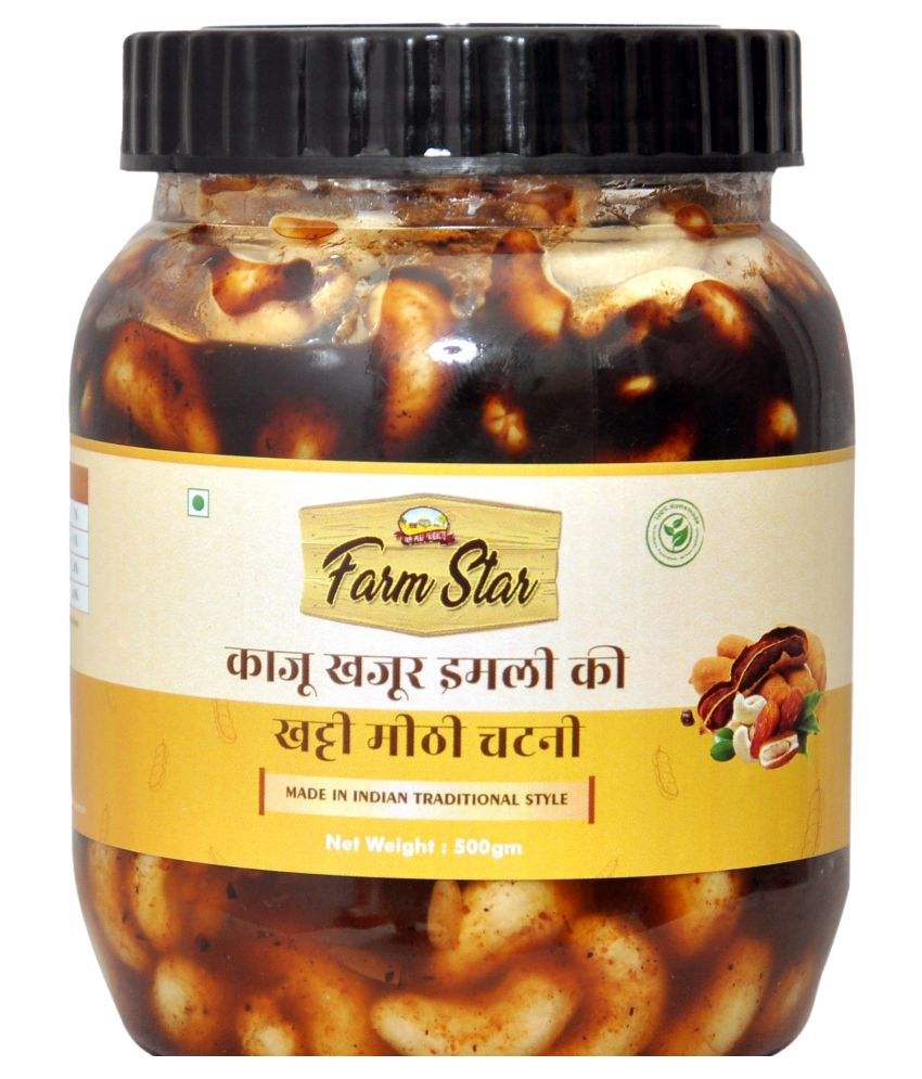     			Farm Star Kaju Khajur Imli (Tamarind) Chutney 500 g