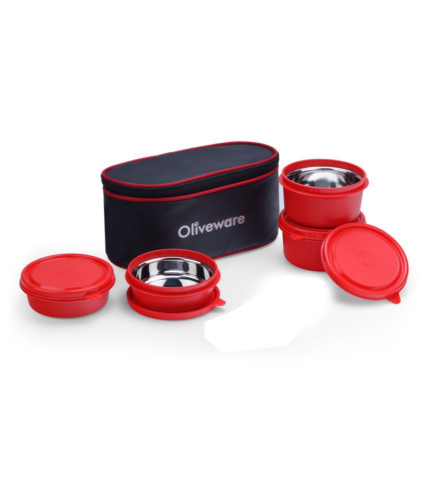 Sopl-Oliveware Red Lunch Box