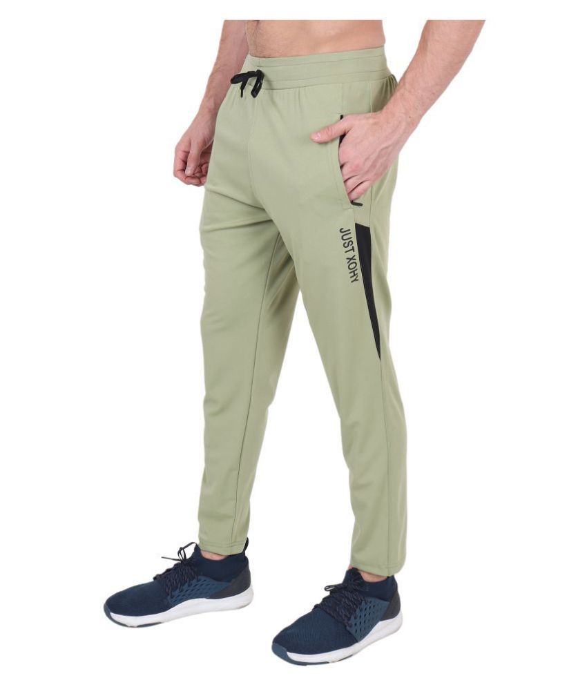 cargo lycra track pants