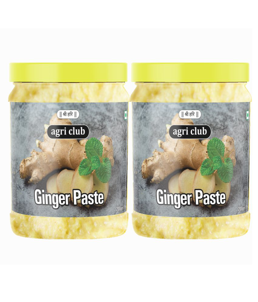 AGRI CLUB Ginger Paste 400 gm Pack of 2