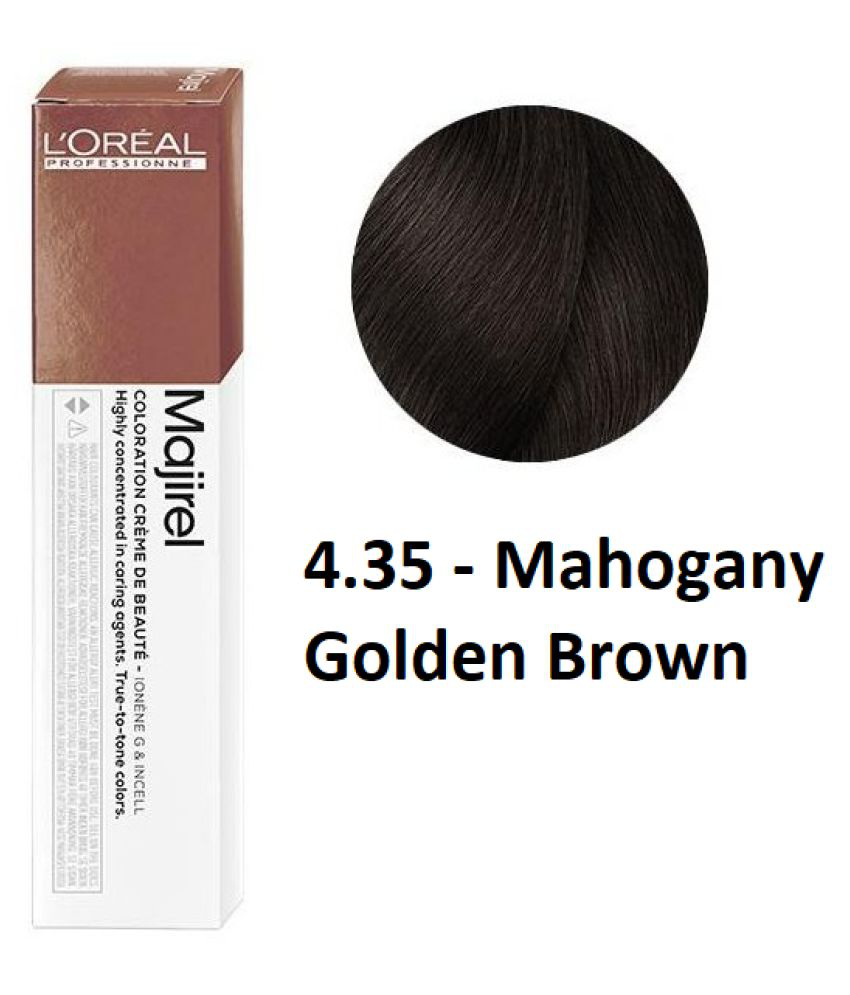 Majirel Mahogany Golden Brown No.  Permanent Hair Color Mahogany Brown  50 g: Buy Majirel Mahogany Golden Brown No.  Permanent Hair Color  Mahogany Brown 50 g at Best Prices in India - Snapdeal