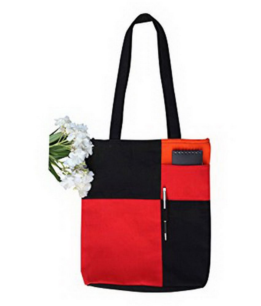 Ryan Overseas Red Cotton Tote Bag
