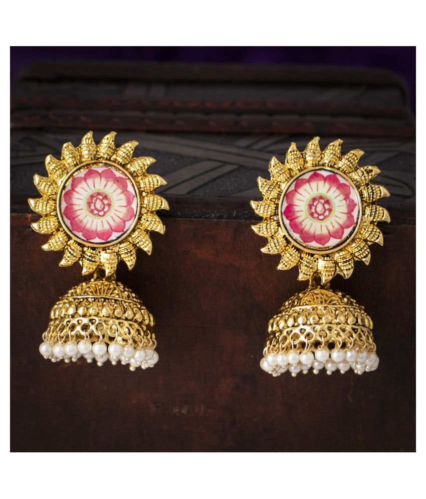    			Sukkhi Exotic Gold Plated Pearl Jhumki Earring for Women