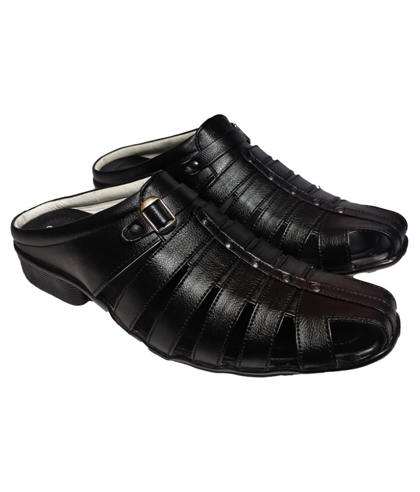     			RAGE GAZE - Black  Men's Sandals