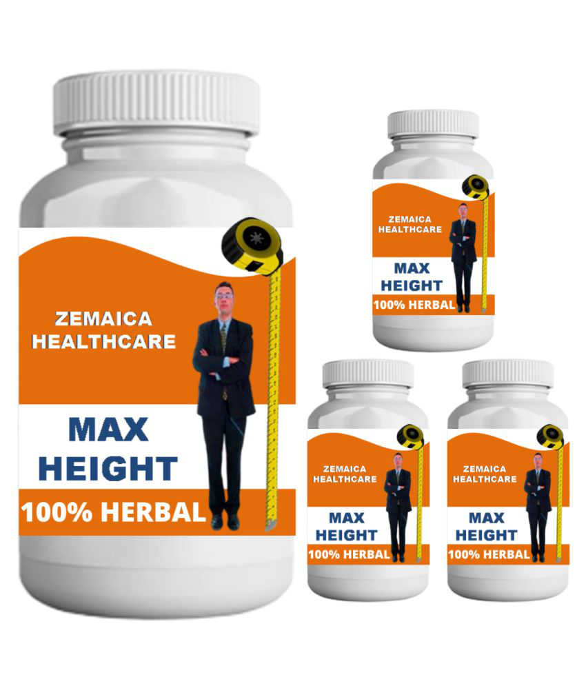     			Zemaica Healthcare max height orange flavor 0.4 kg Powder Pack of 4