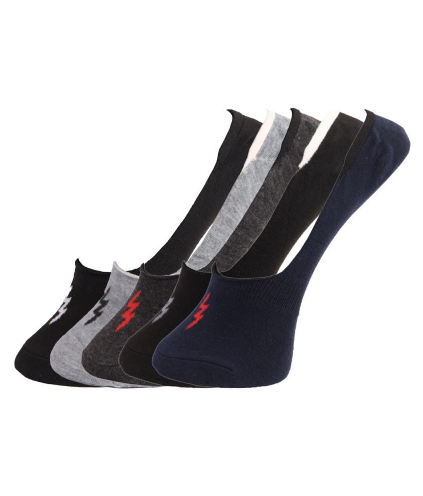     			Dollar Multi Sports No Show Socks Pack of 5