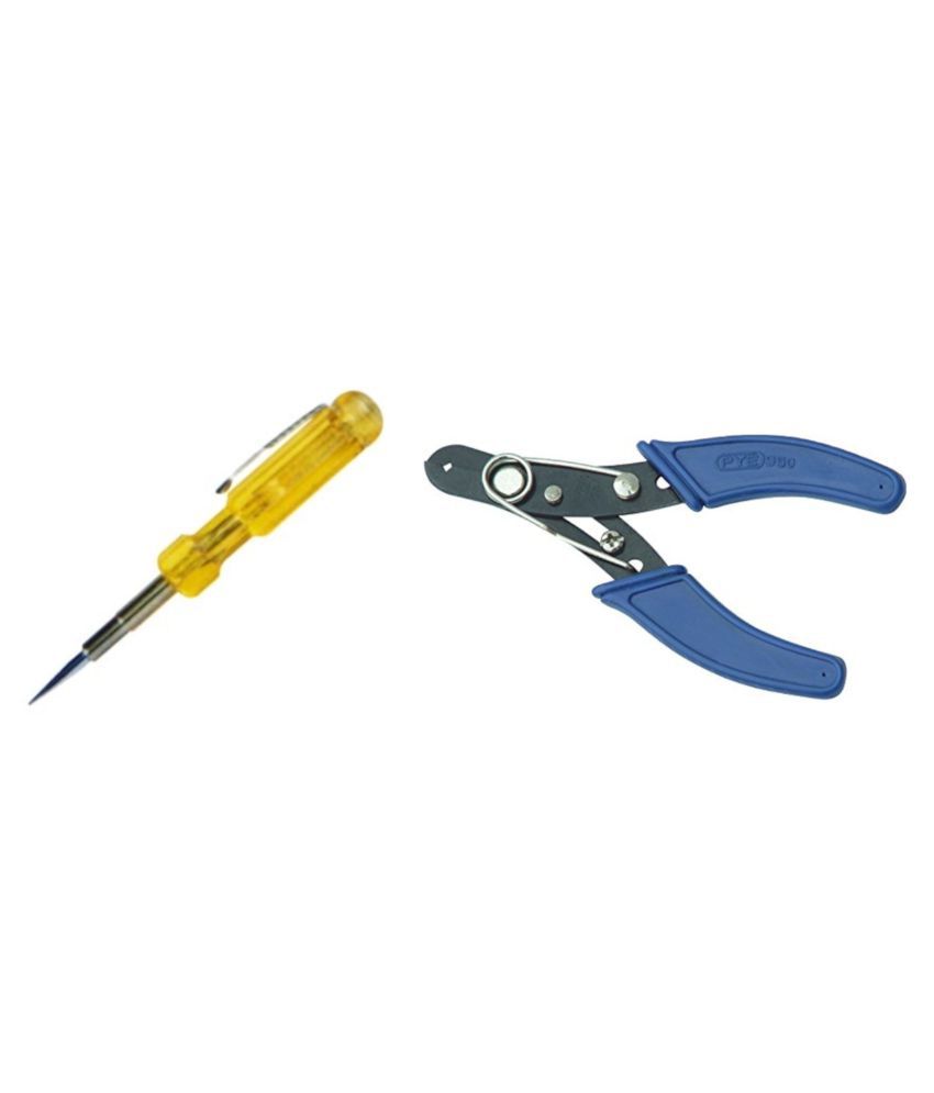     			PYE Set of 2 Hand Tool Combo Wire Stripper & Cutter (950)/Yellow Tester (702)