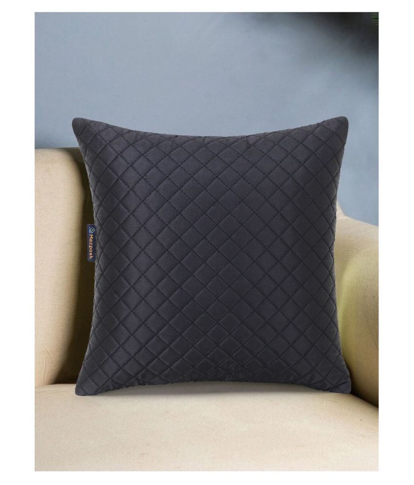     			mezposh Single Satin Cushion Covers 30X30 cm (12X12)