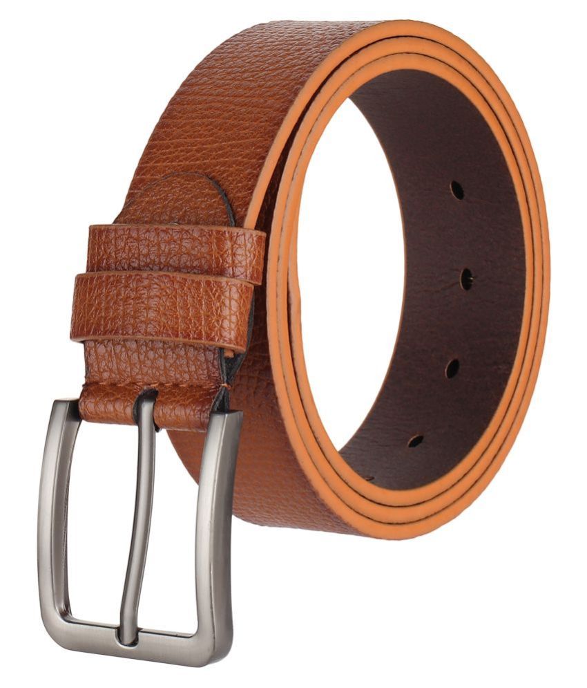     			Loopa Tan PU Formal Belt