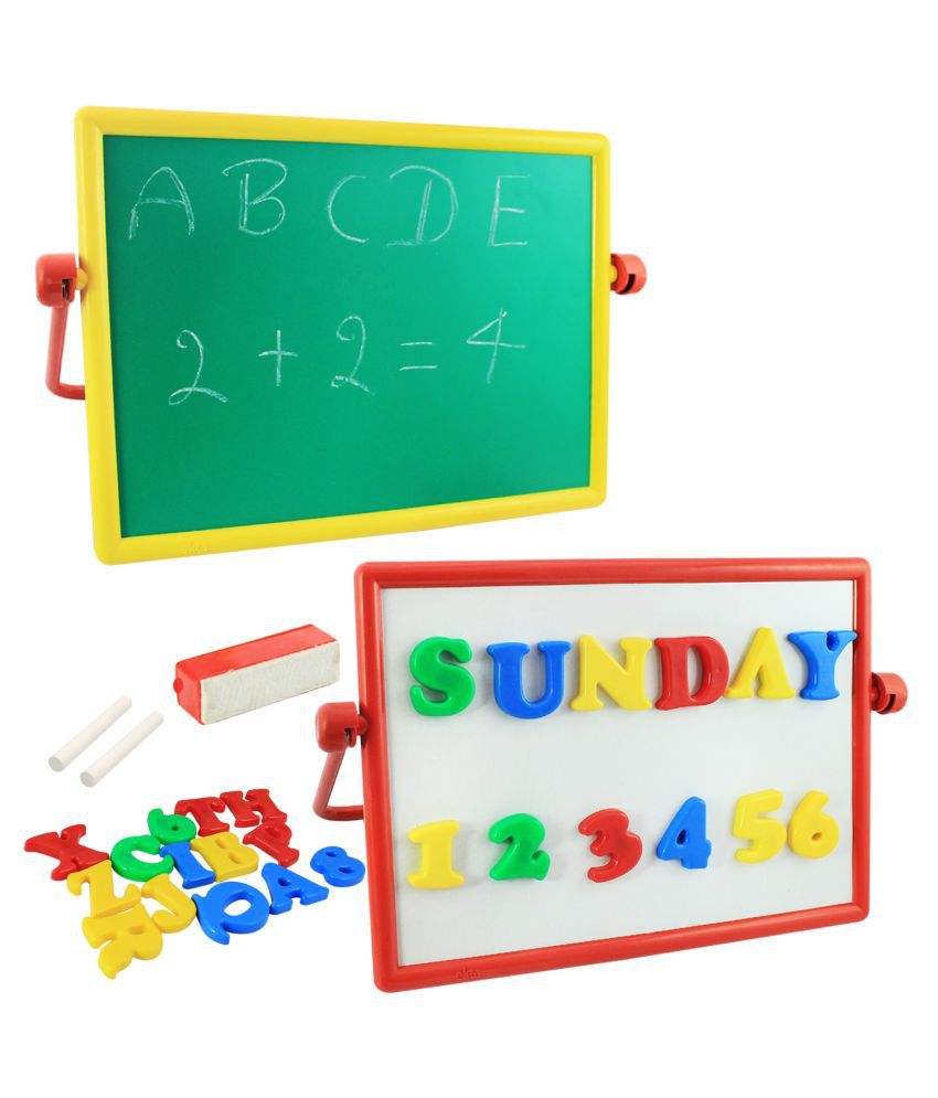     			Toy Cloud Abc 2 in 1 Numero Board Magnetic PreSchool Game Educational Board Games | White N Green Board | Write N Wipe | Learn N Play