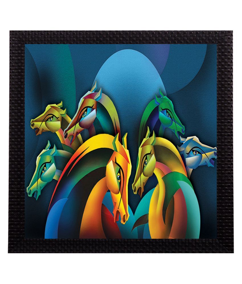     			eCraftIndia Synthetic Painting With Frame