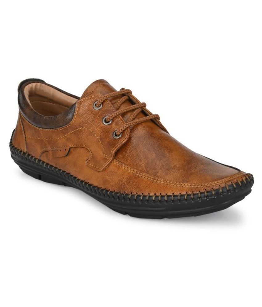 Mactree - Tan Men's Derby Formal Shoes Price in India- Buy Mactree ...