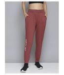 Alcis Maroon Cotton Trackpants - Single