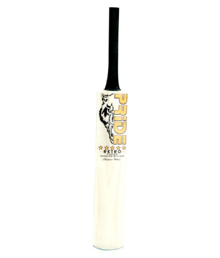 WOLF PRIDE Himachal Willow Retro Orange & Black  Cricket Bat (.900g)