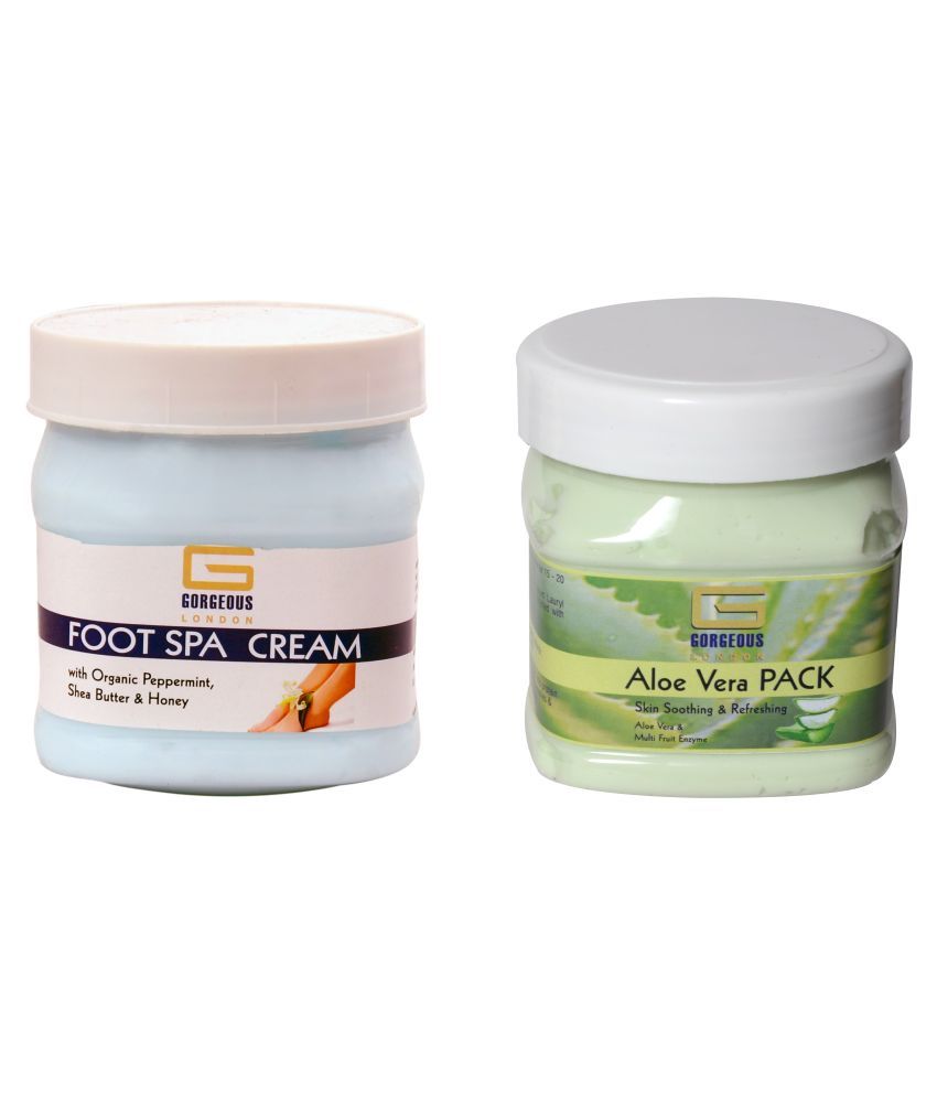 London Foot Spa Cream & Aloevera Pack Day Cream 450 gm Pack of