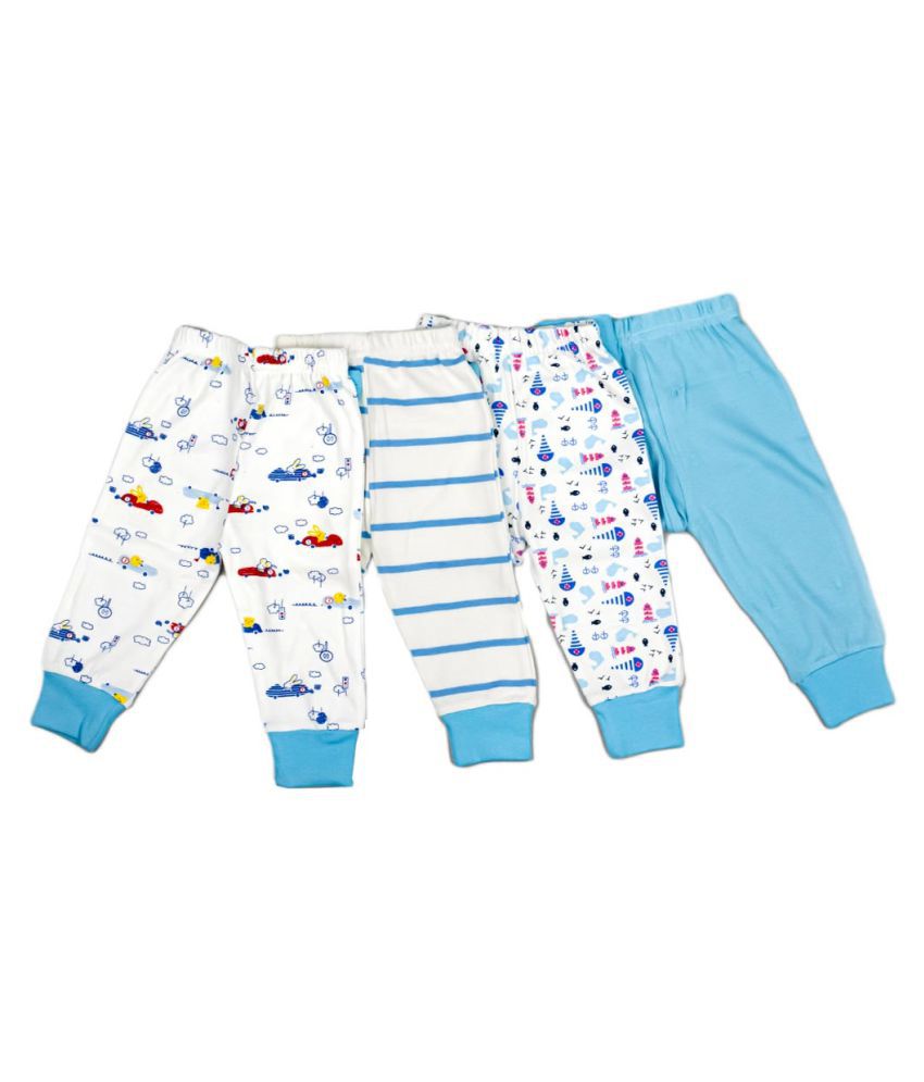 Baby Story Comfy Full Length Pants/Pyjamas/Trackpants (Pack Of 4)