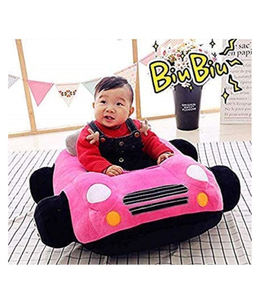     			Diamond Collection Sofa Seat Plush Cushion and Amazing Chair for Babies and Kids (Pink Car)