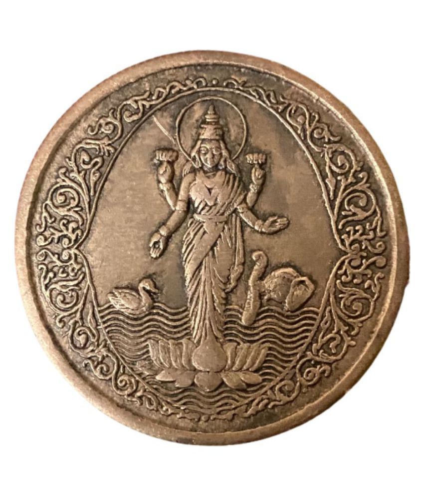     			LORD LAKSHMI MAA MATA POOJA COIN EAST INDIA COMPANY ANNA 1818 MATA COIN (LUCKY COIN)