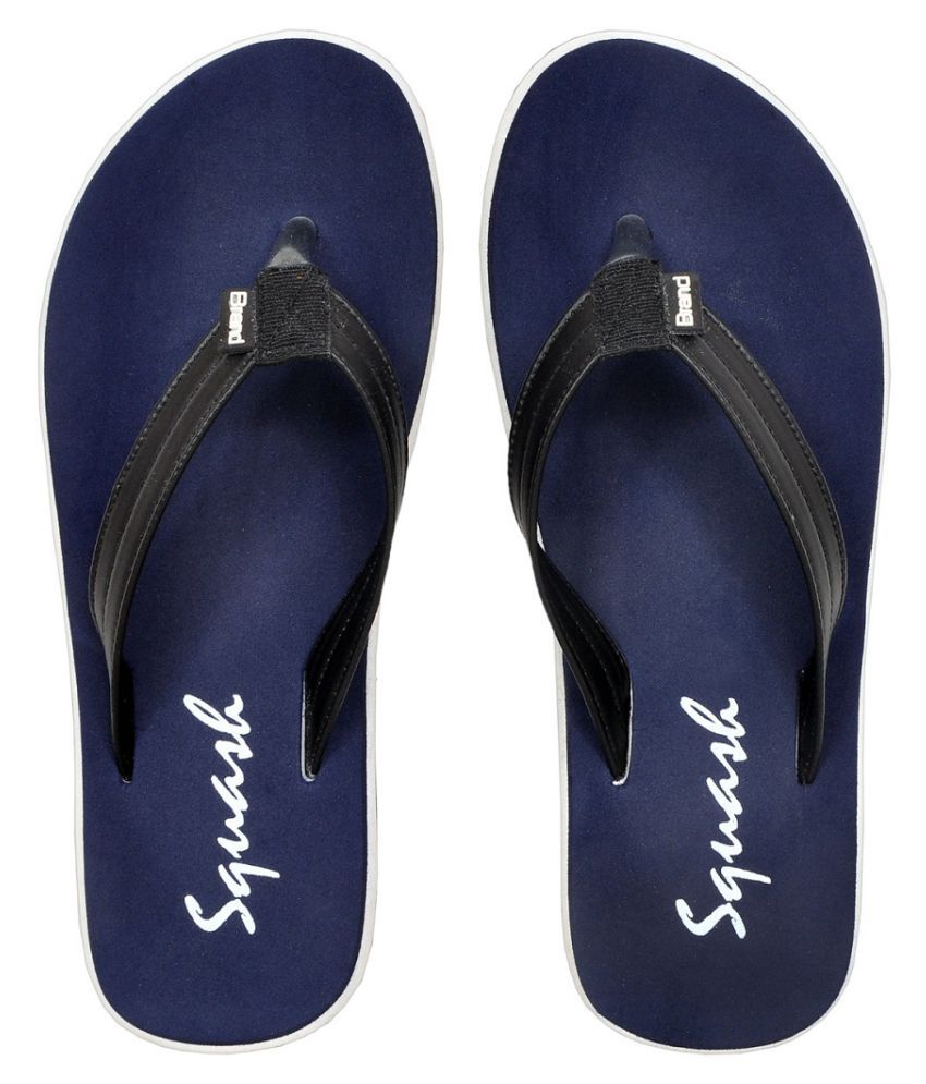 Squash Blue Slippers