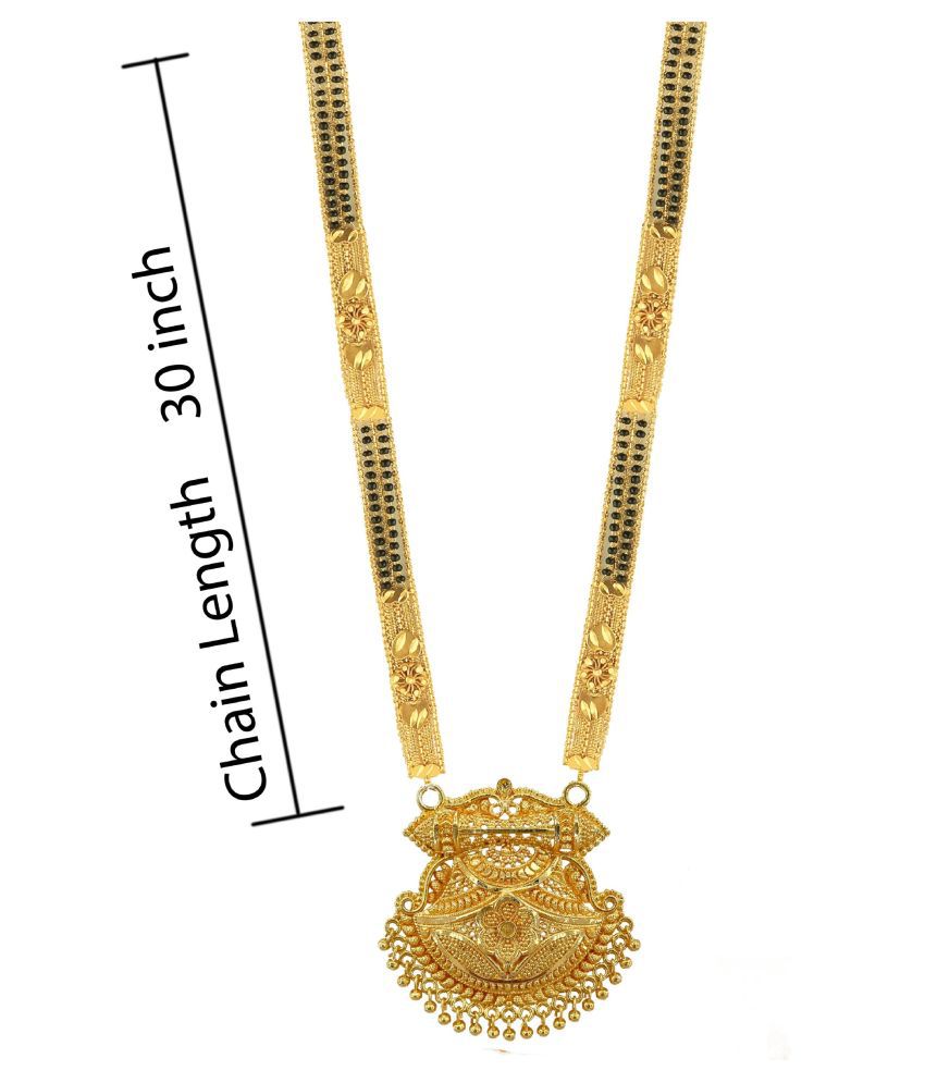     			MGSV  Jewellery set Combo Of mangalsutra necklace set pendant