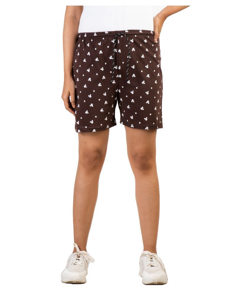     			powermerc Cotton Hot Pants - Brown Single