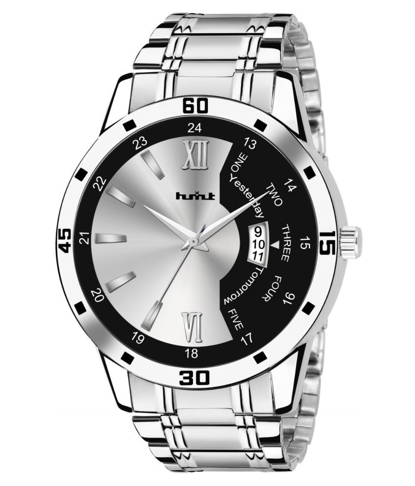     			HMXT - Silver Stainless Steel Analog Men's Watch