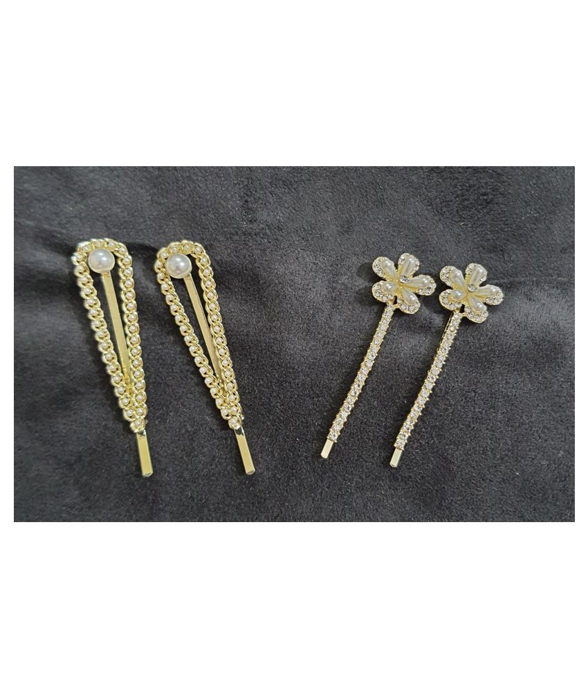     			Navya Collections Gold Casual Hair Clip