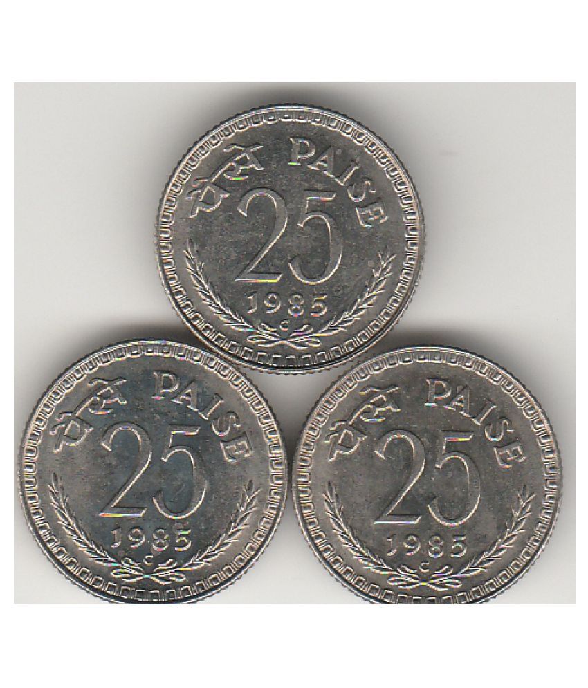     			NUMISMATTECLY RARE AND COLLECTIBLE .25 PESSA 1985,[C] ROYAL MINT OTTOWA,CANNADA MINT THREE C01N SET GEM UNC CONDITION,CHECK PICTURE CAREFULLY BEFORE ORDER AND PLEASE DONT PLACE FAKE ORDER .WIGHT-2.5 GRAMS PER C01N.