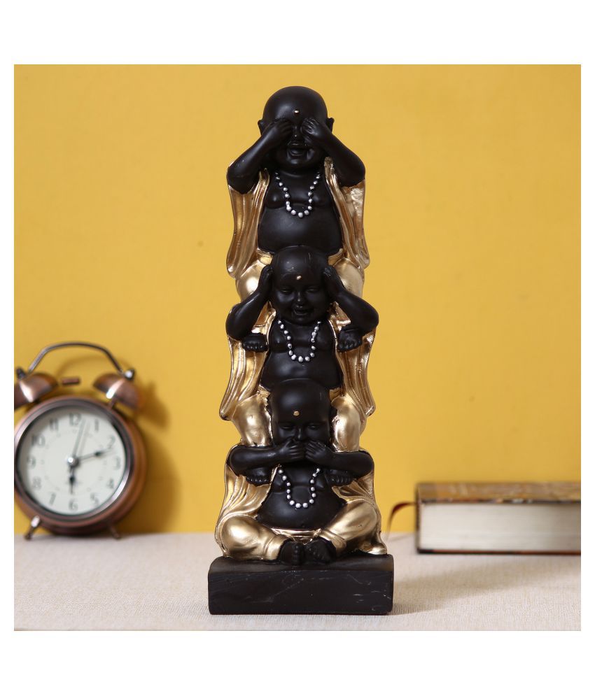     			eCraftIndia Gold Polyresin Figurines - Pack of 1