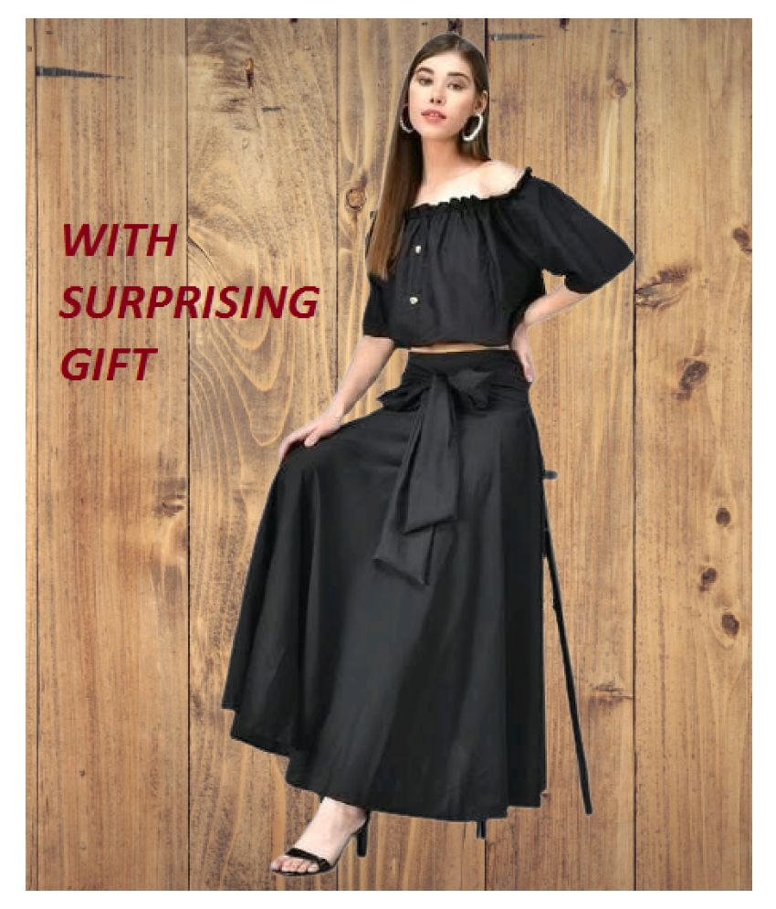 NILKANTH CRATION Polyester Black 