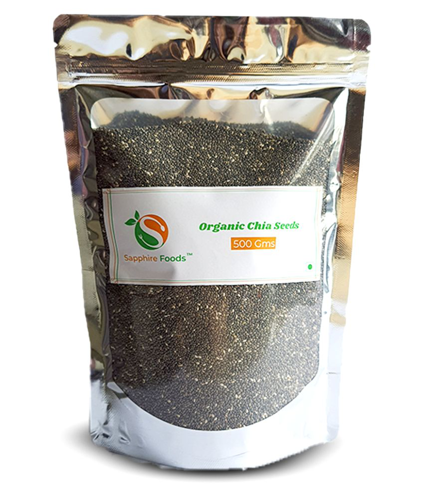 Sapphire organic foods Organic Chia Seeds 500 gm