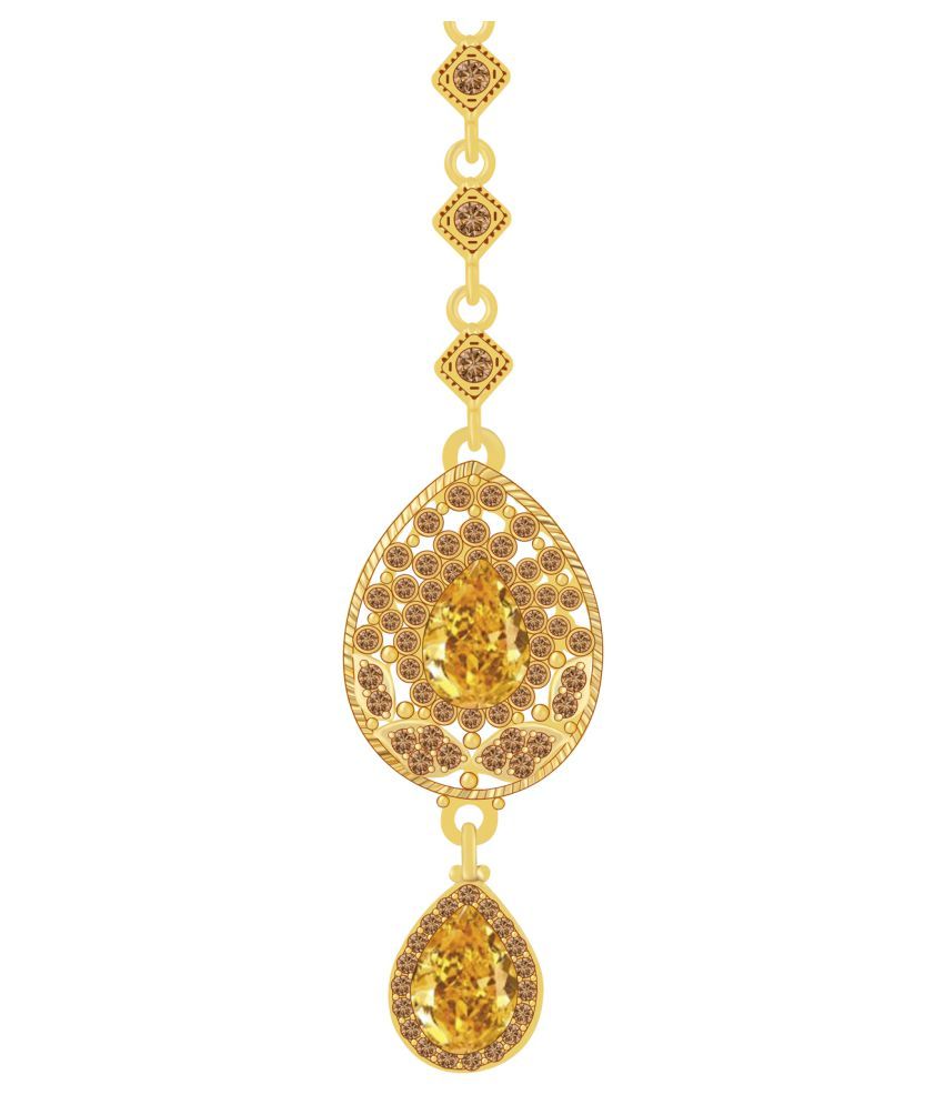     			Stylish  Gold Plated Traditional Maang Tikka Jewellery For women Girl