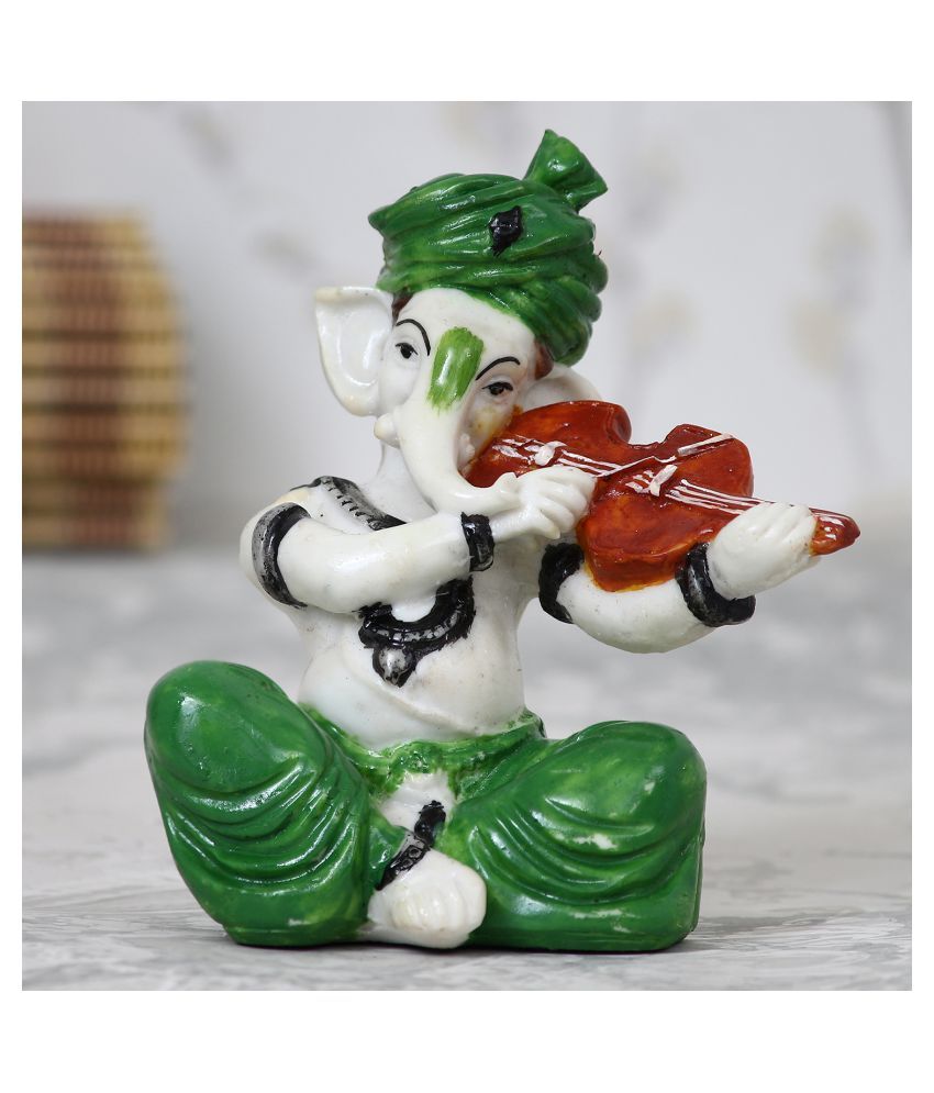     			eCraftIndia Showpiece Resin Ganesha Idol 10 x 6 cms Pack of 1