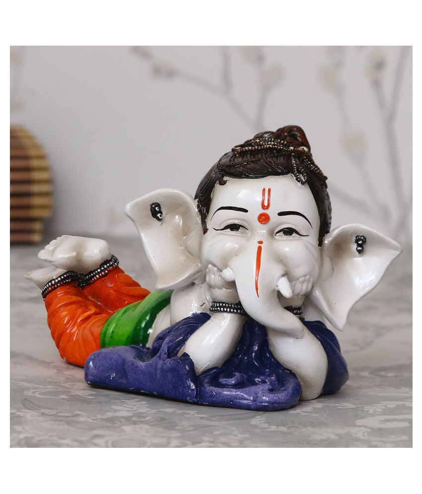     			eCraftIndia Showpiece Resin Ganesha Idol 21 x 10 cms Pack of 1