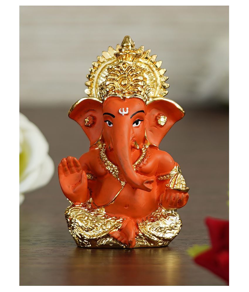     			eCraftIndia Showpiece Resin Ganesha Idol 6 x 4 cms Pack of 1