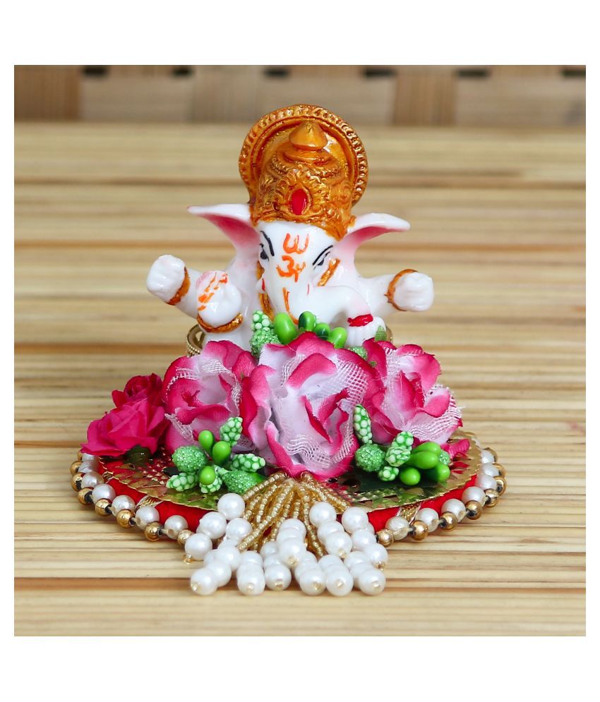     			eCraftIndia Showpiece Resin Ganesha Idol 9 x 12 cms Pack of 1