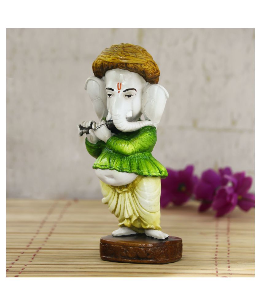    			eCraftIndia Showpiece Resin Ganesha Idol 7 x 7 cms Pack of 1