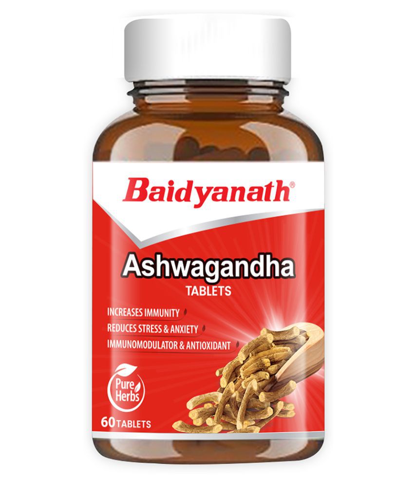 Baidyanath Ashwagandha | 60 Tablets Tablet 60 no.s Pack of 1