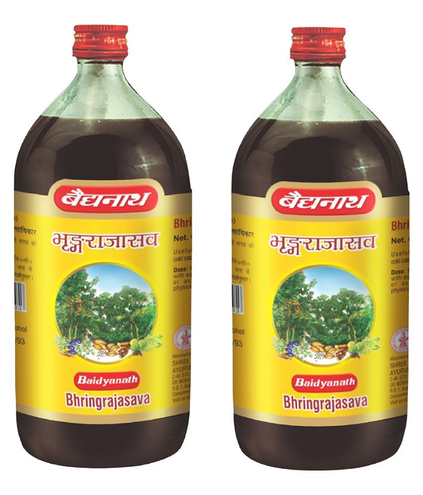     			Baidyanath Bhringrajasava Liquid 450 Ml (Pack of 2)