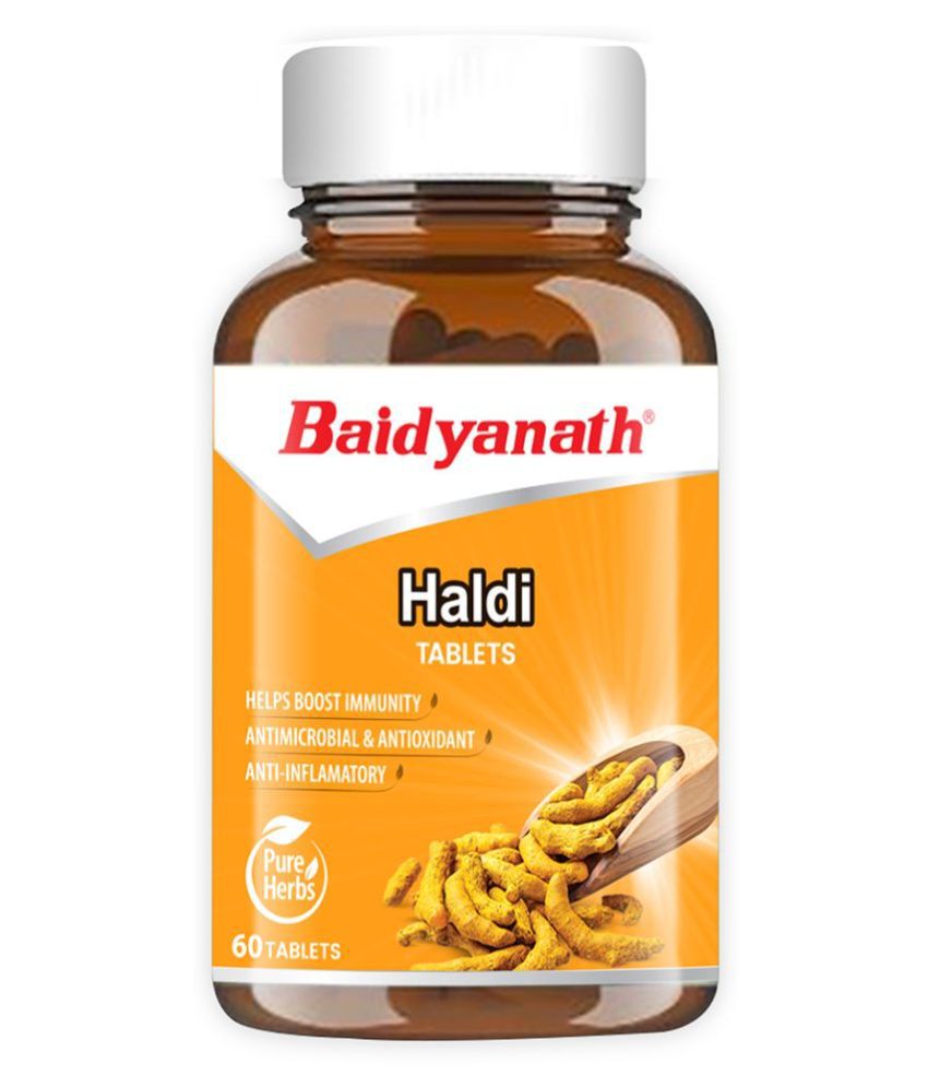    			Baidyanath Haldi (Turmeric) Tablets | (60 Tablets) Tablet 60 no.s