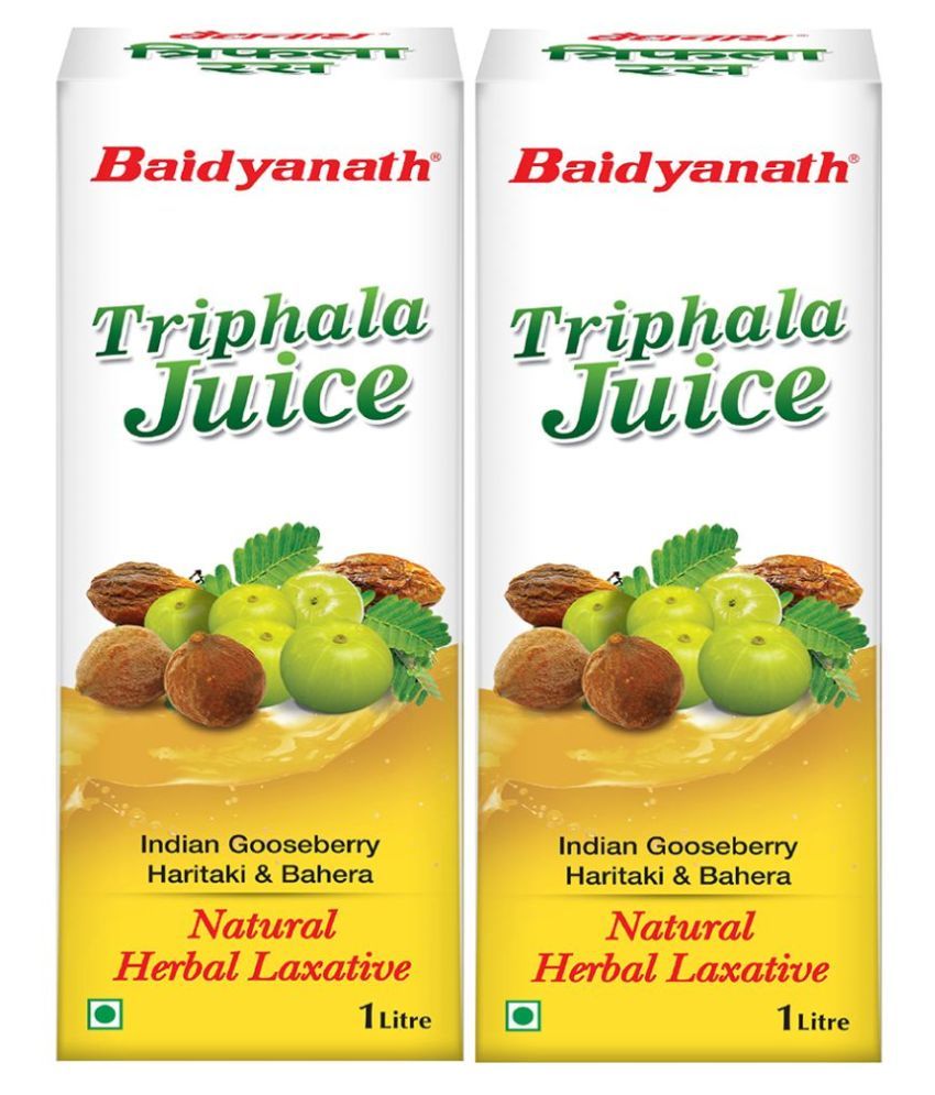     			Baidyanath Triphala Juice 1000ml|Helps Reduce Body Fat & Controls Cholesterol Level|(Pack of 2)