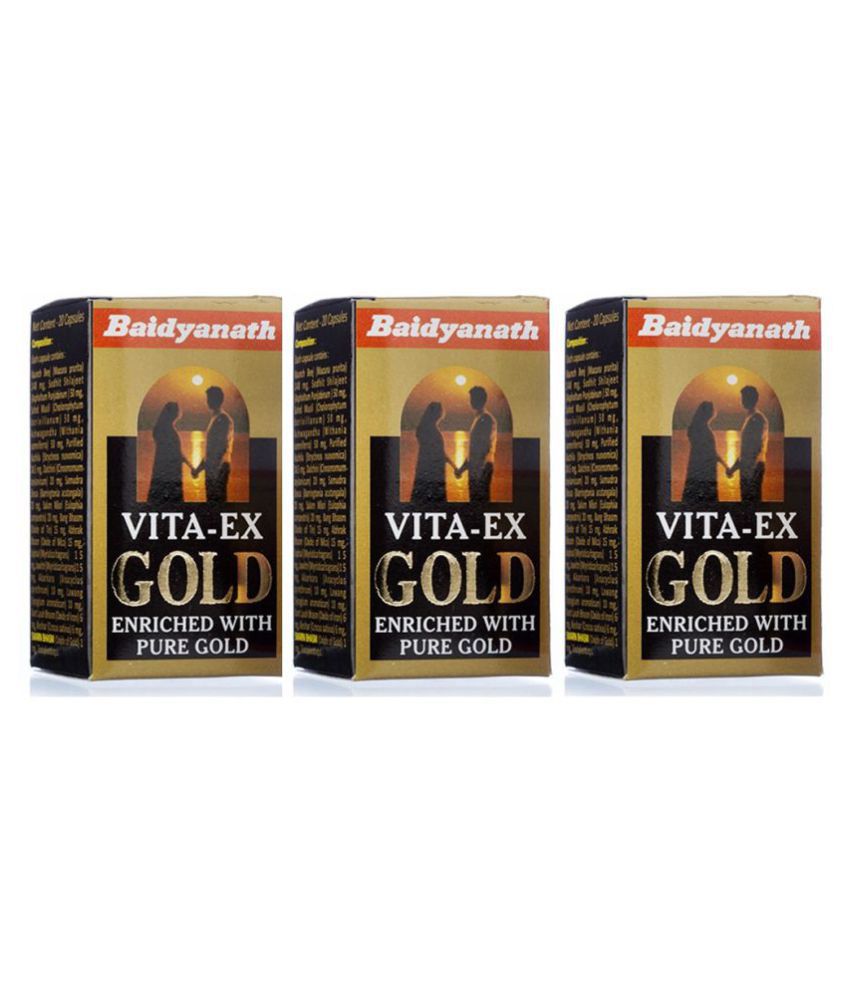     			Baidyanath Vita Ex Gold (60) Capsule 20 no.s (Pack of 3)