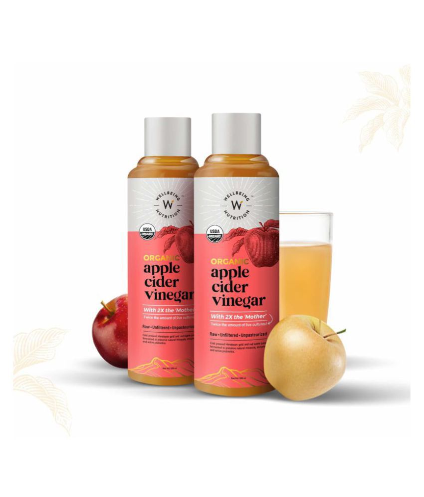 Wellbeing Nutrition Cider Vinegar 1000 ml Pack of 2